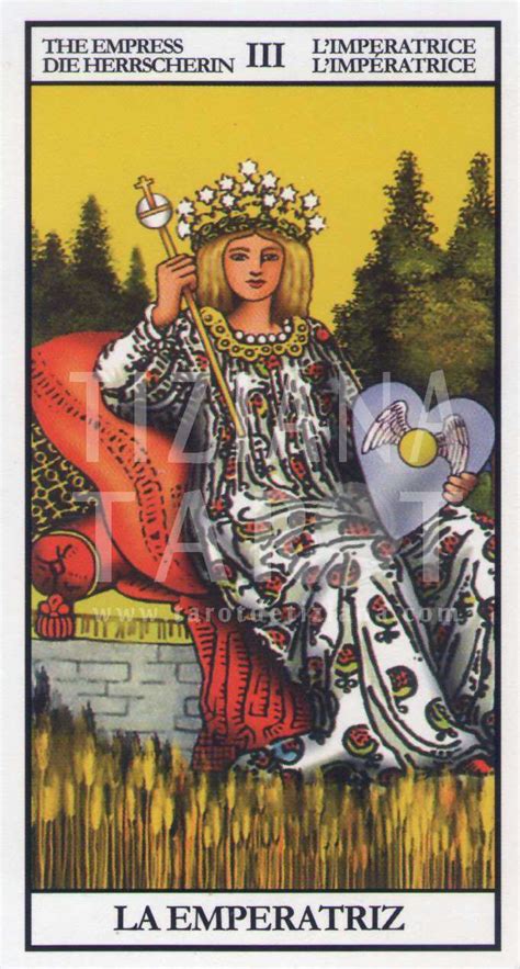 emperatriz muerte tarot|la emperatriz tarot de tiziana.